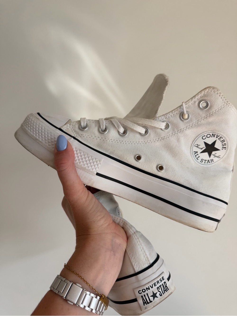 Converse Chuck Taylor All Star Lift Platform High Top Sneakers White